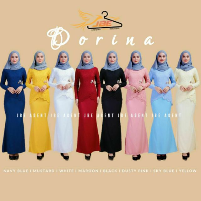 Dorina Baju  kurung  moden  Baju  murah  Baju  raya Kebaya  