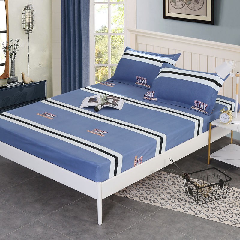 Buy Queen Size King Single Fitted Bedsheet Cadar 尚雅軒磨毛床笠單件防滑床墊套席夢思雙人保護套學生單人床套 Seetracker Malaysia