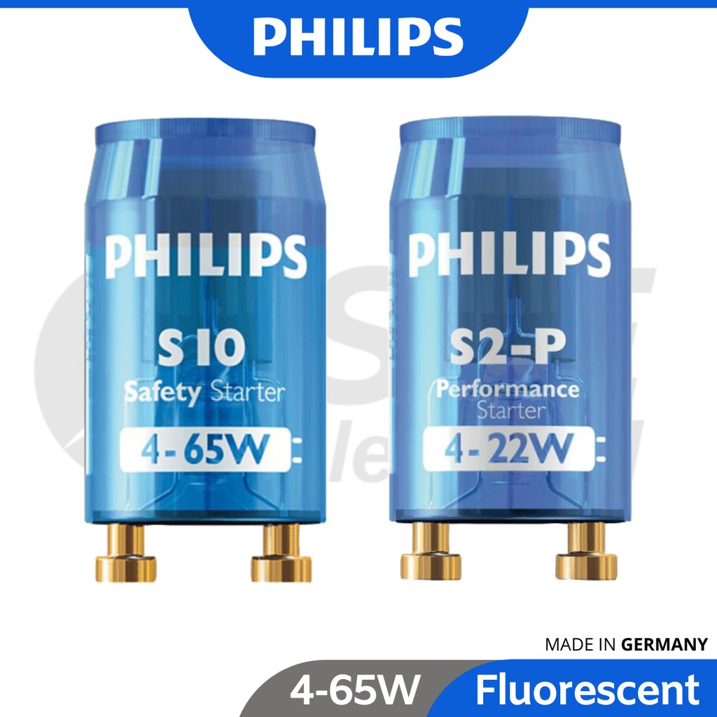PHILIPS S2P S10 Original Philips Fluorescent Light Starter Lampu [1Pcs