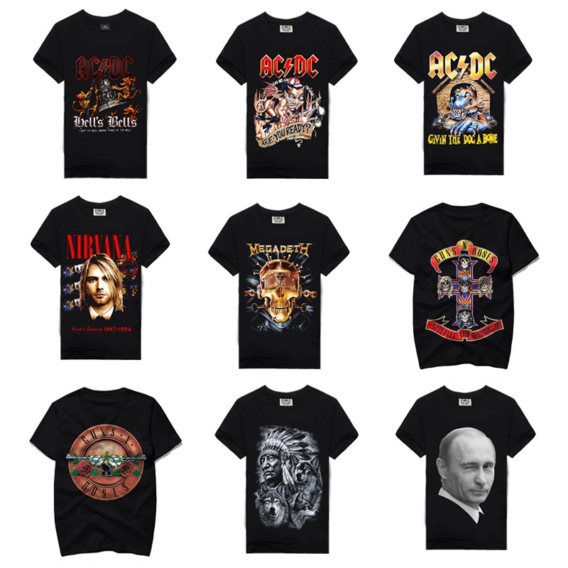 t shirt rock band