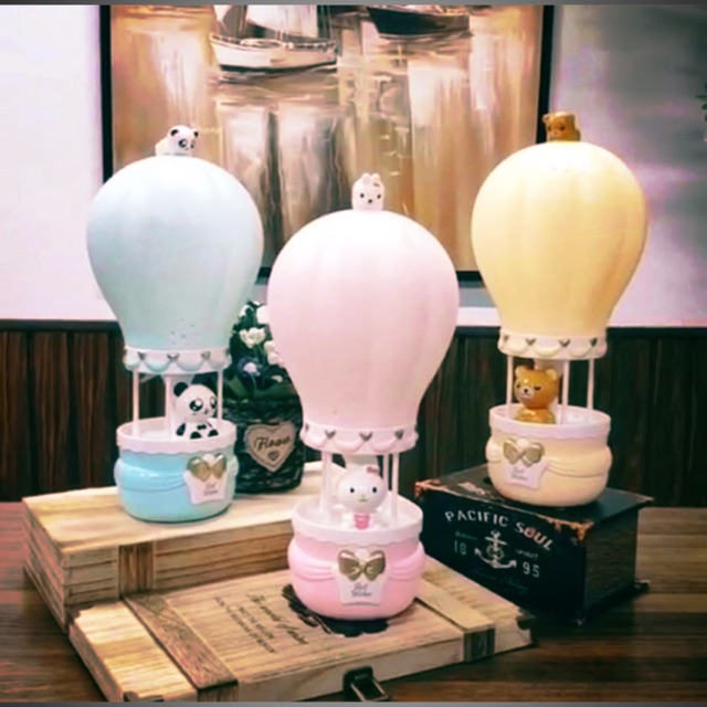 Cute Table Lamp Led Pink Blue Yellow, Baby Pink Table Lamp