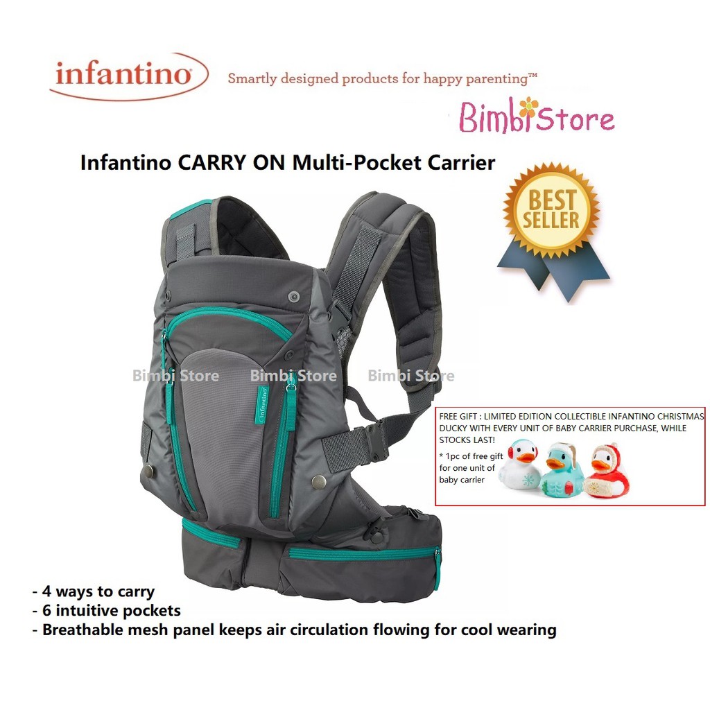 infantino multi pocket baby carrier