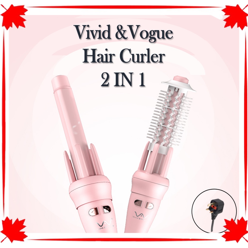 👍 𝑴𝒂𝒍𝒂𝒚𝒔𝒊𝒂 𝒔𝒕𝒐𝒄𝒌👍 Vivid Vogue Hair Curler ⭐ 3-Pin Plug Automatic Hair Curler hair Styling Curly 卷发棒 卷发筒 卷发器 卷发神器