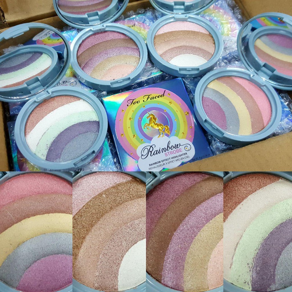 too faced rainbow strobe highlighter