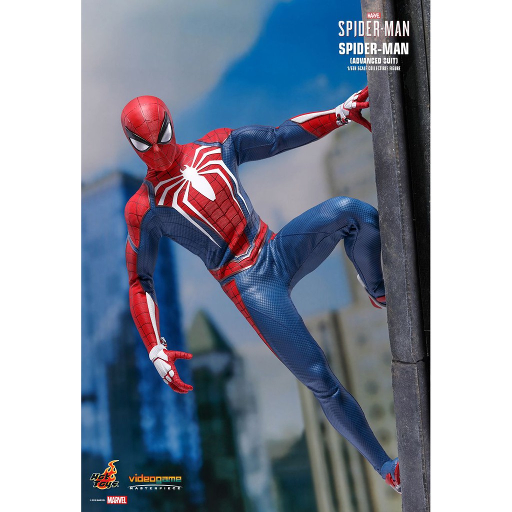 Hot Toys - Marvel's PS4 Spider-Man - Spiderman Advanced Suit - 1/6th Scale  | Shopee Malaysia
