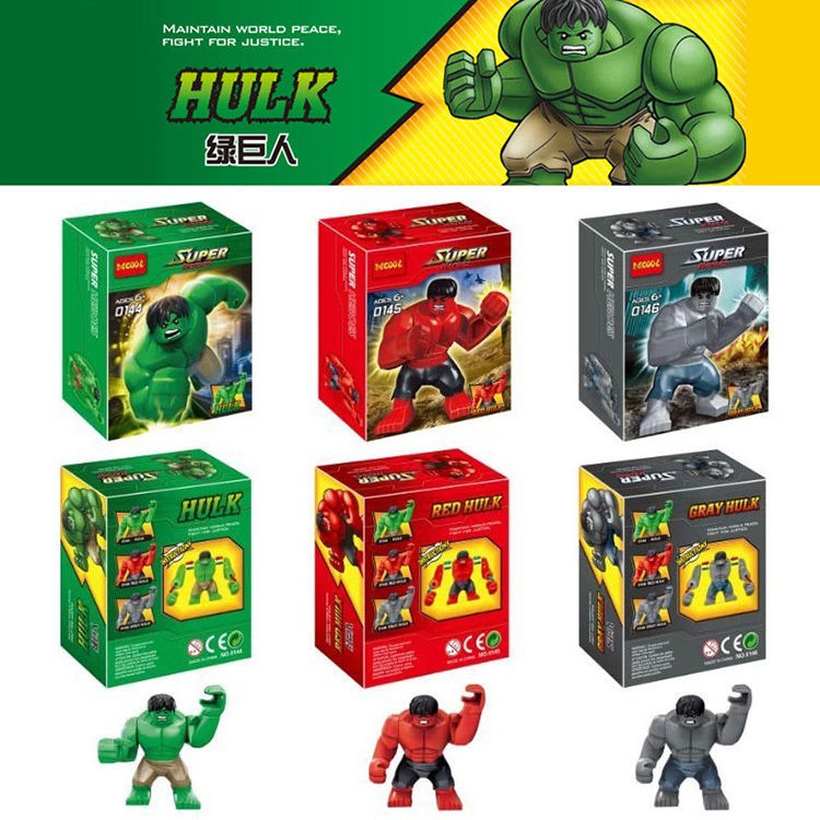 lego hulk red