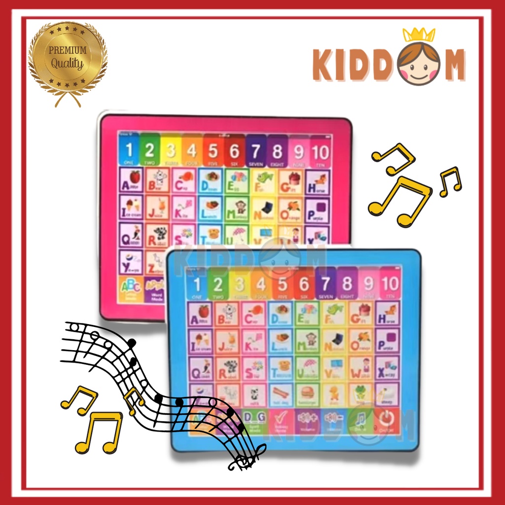 KIDDOM Y-pad Kids Educational Tab Y Pad Kids Teblet Mainan Tablet ...