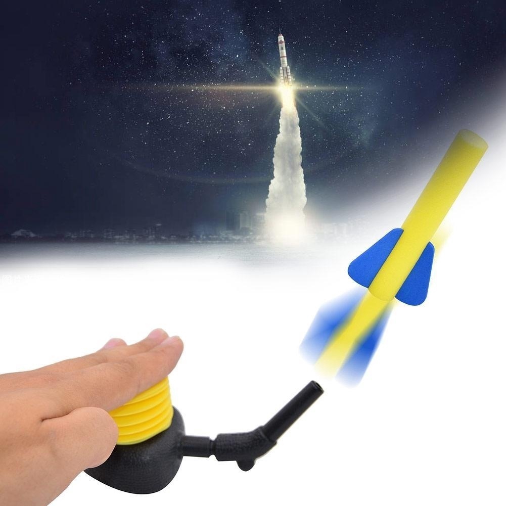 hand pump rocket toy