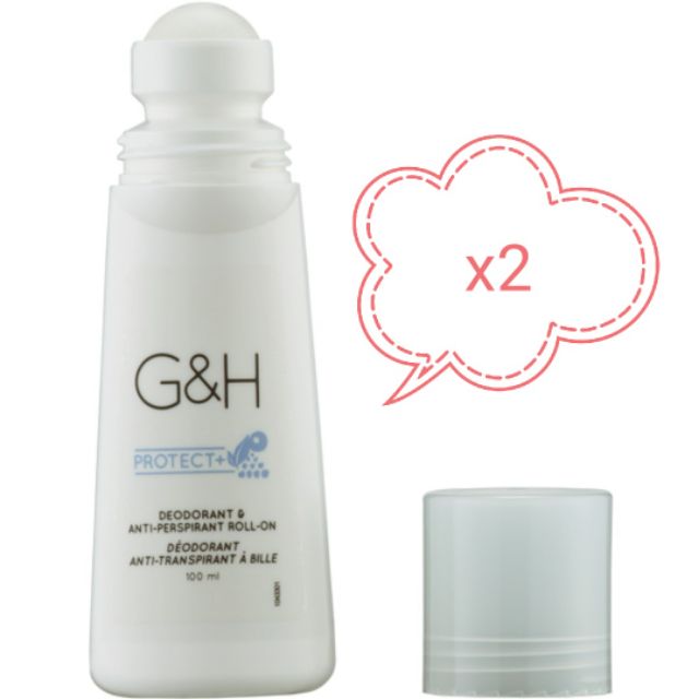 【2pcs】Amway G&H PROTECT+ Deodorant & AntiPerspirant RollOn (100ml