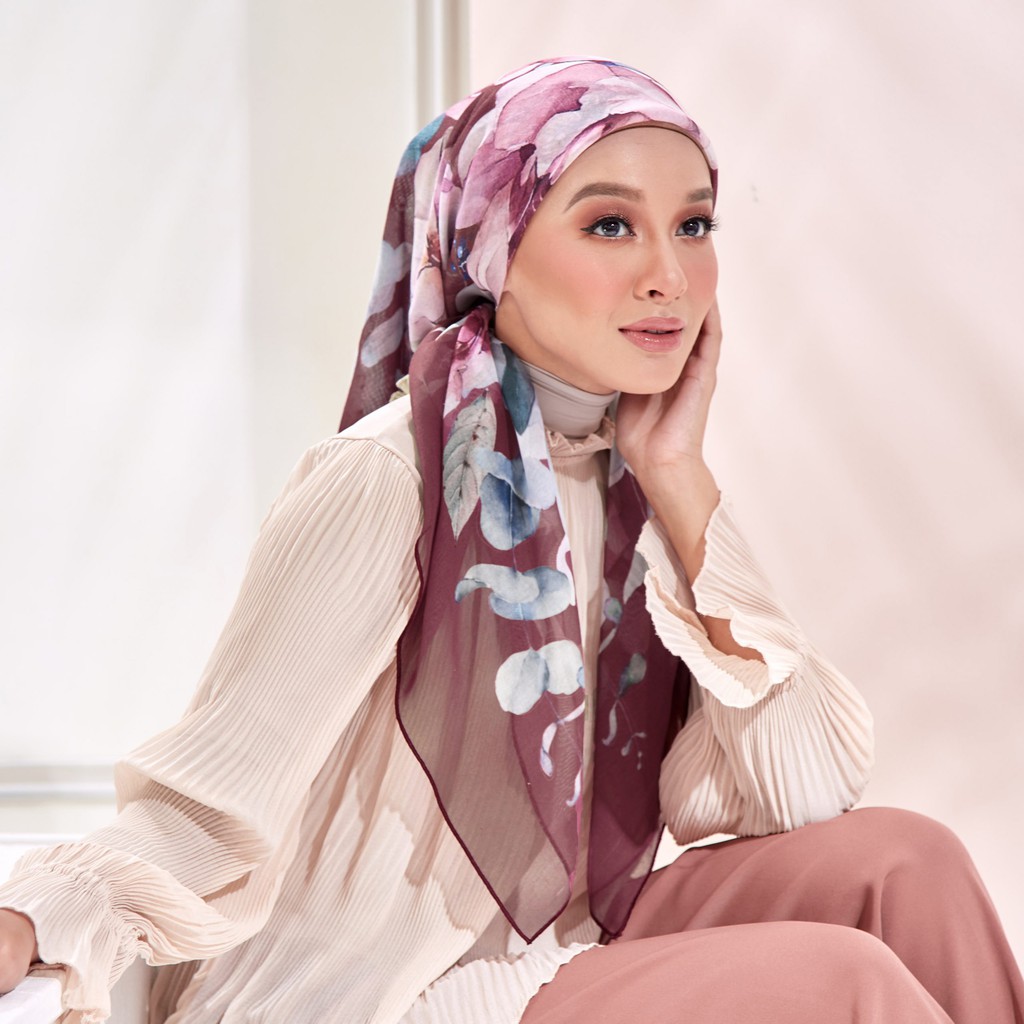 Ruffle Kuntum By Tudung Ruffle Tudungruffle Printed Bawal Printed Shopee Malaysia