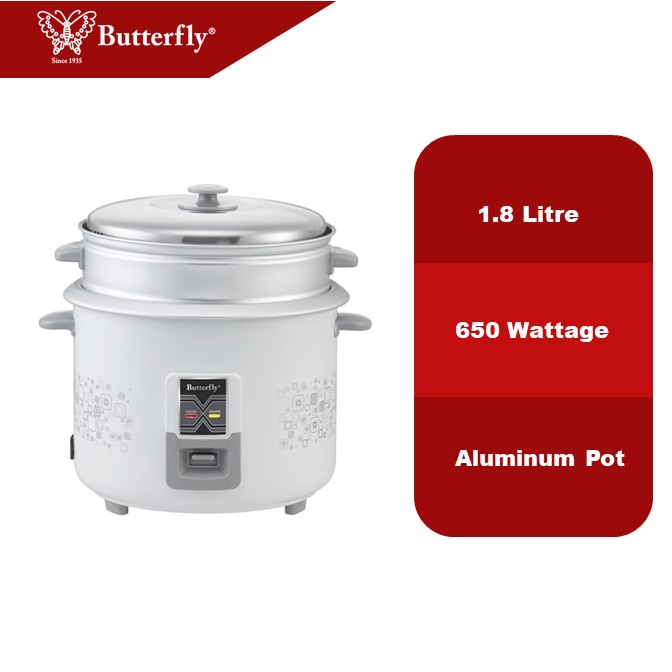 Butterfly 1.8L Straight Rice Cooker BRCS18 Shopee Malaysia