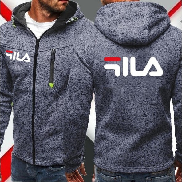 fila men's full zip hoodie jacket