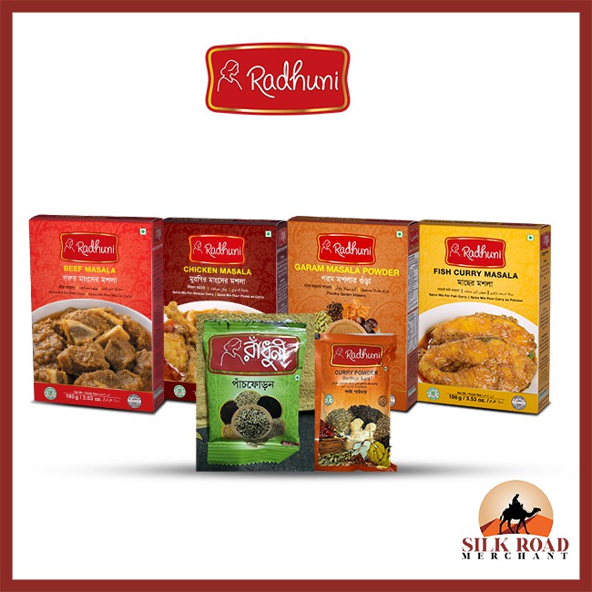 RADHUNI ALL MIX SPICE (GARAM MASALA/ BEEF MASALA /CHICKEN MASALA /CURRY