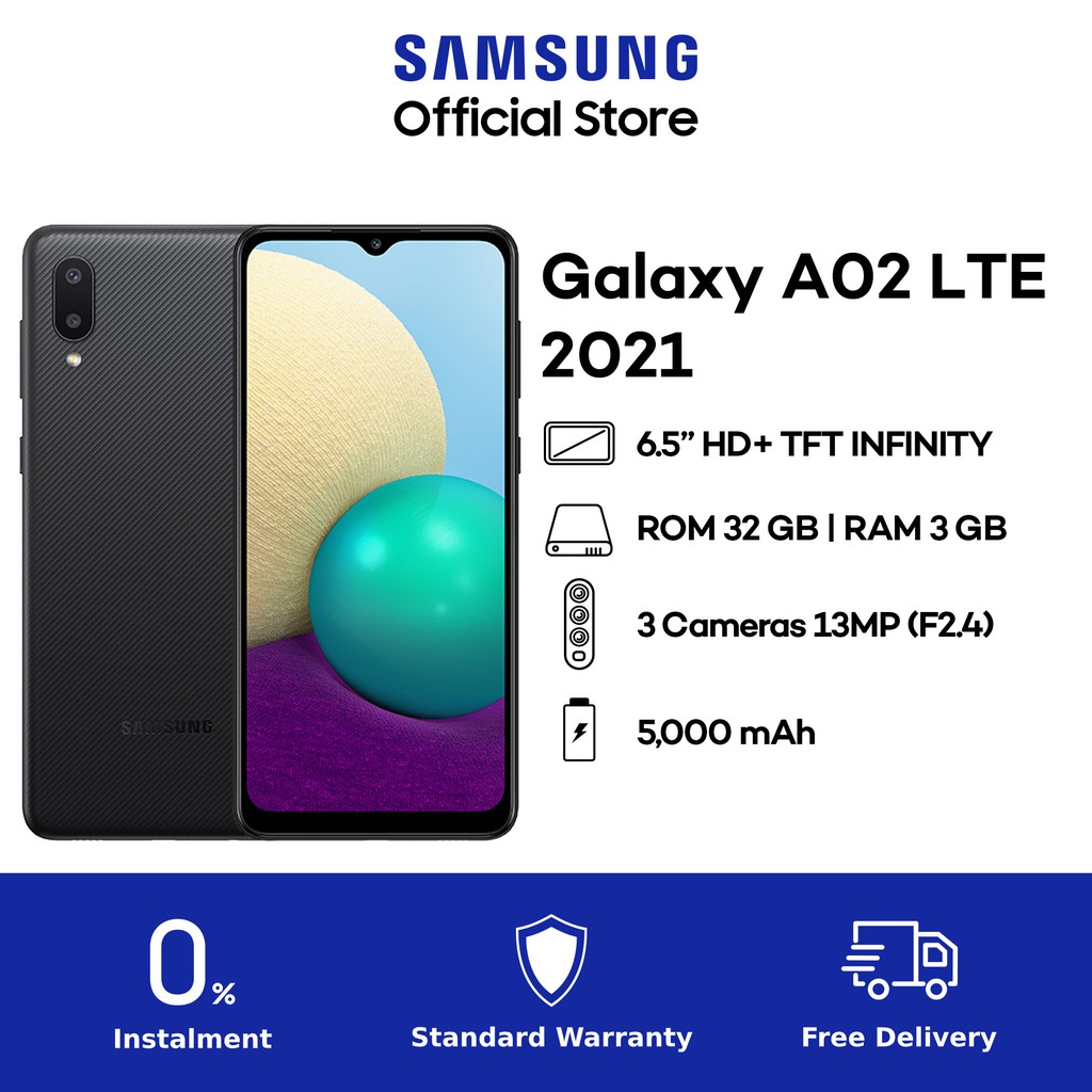 Samsung galaxy a02 lte a022 android smartphone - blue/black/grey | BeeCost