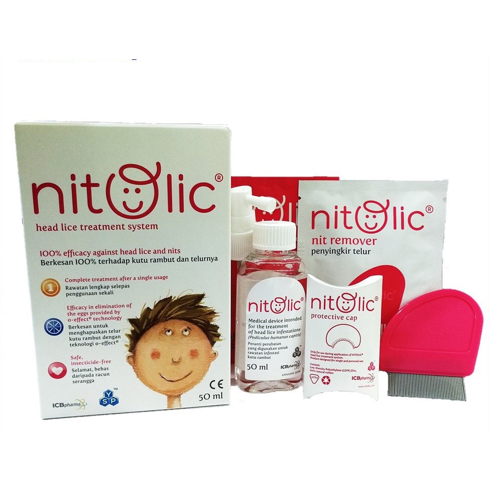 NITOLIC HEAD LICE TREATMENT SYSTEM 50ML (EXP 03/2023) Shopee Malaysia
