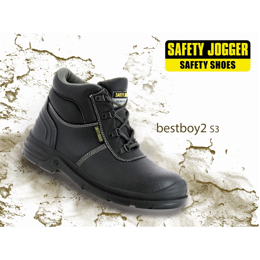 SAFETY JOGGER BESTBOY SAFETY SHOES (BLACK) | Shopee Malaysia