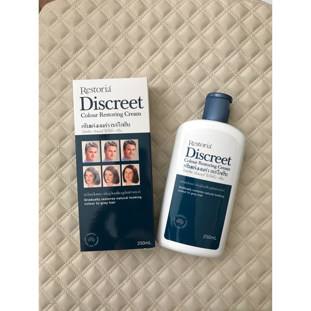 Restoria Discreet Color Restoring Cream / Hair Pigment Recovery Cream / Uban Hair Care Cream