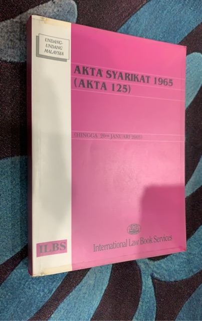 Akta Syarikat 1965 (Akta 125 )  Shopee Malaysia