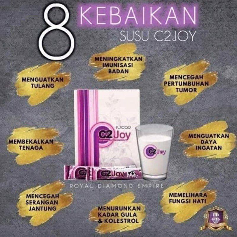 C2 Joy Susu Kolestrol C2joy Milk Original Hq 100 Original Susu C2 Joy Kolostrum Colostrum And Calcium Shopee Malaysia