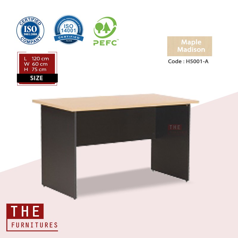 The Multi Sizes Office Table Writing Table Computer Desk Maple