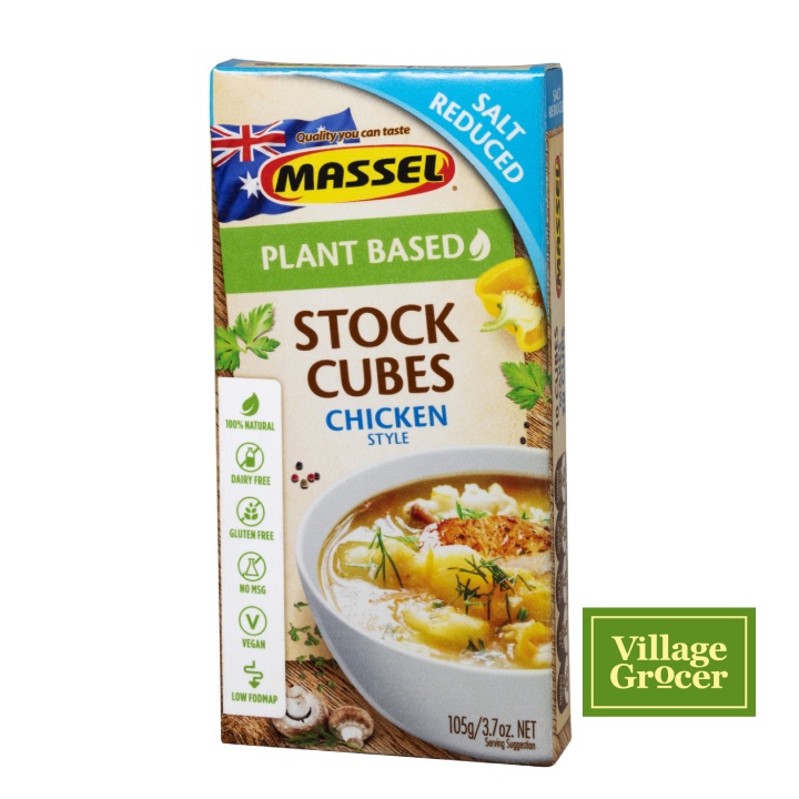 Massel Chicken Style Salt Reduced Stock Cubes 105g (EXP Nov 2023