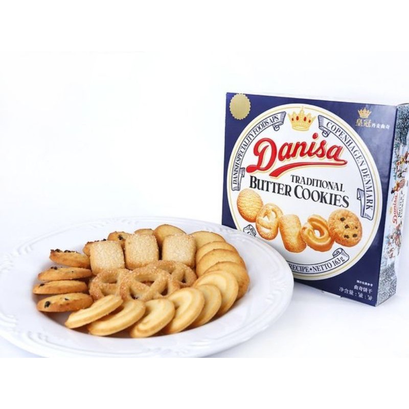 [ READY STOCK ] DANISA BUTTER COOKIES 163g Box Shopee Malaysia
