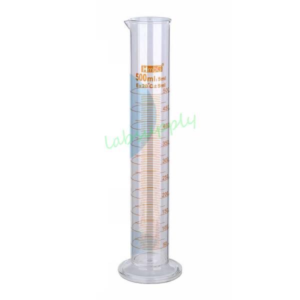Measuring Cylinder 500ml Glass Round Based Silinder Penyukat Shopee Malaysia 2193