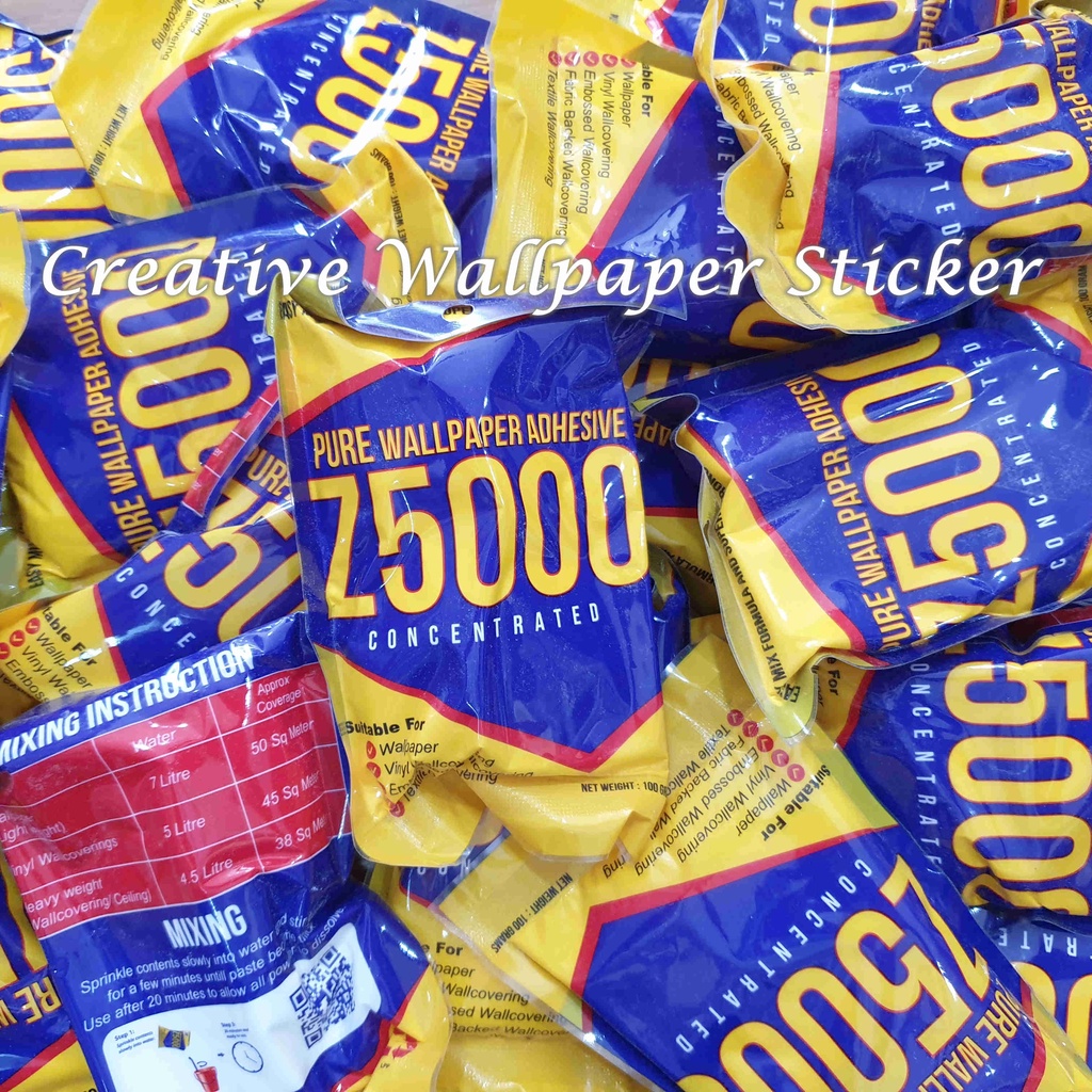 Gam Wallpaper Pure Wallpaper AdhesiveGlue Z5000100g // Wallpaper Repair Bottle Glue 120ml