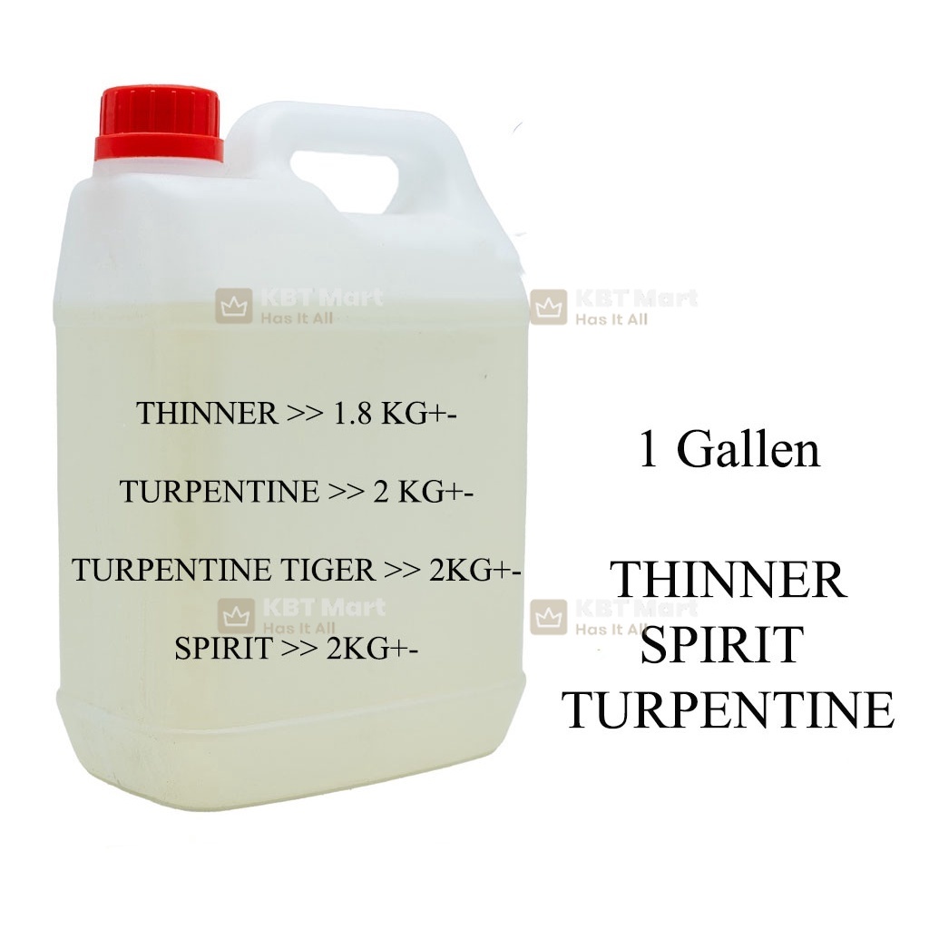 [ 1 TIN ] THINNER / TURPENTINE / SPIRIT / KEROSENE / SOLVENT /Paint