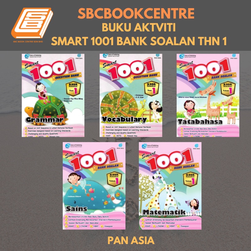 [SBCB] Buku Aktiviti : Smart 1001 Bank Soalan Tahun 1 Semakan KSSR ...