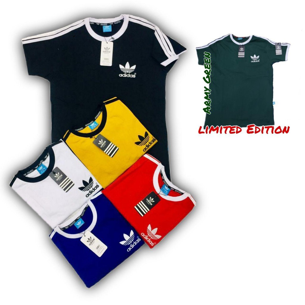 Adidas Classic Embroidery logo Shoulder Triple Stripe (Adidas logo ...