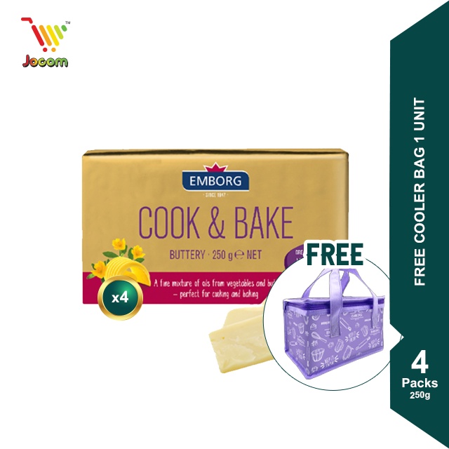 Cook & Bake Butter (250g x 4 Packs) [Free Cooler Bag] Shopee Malaysia