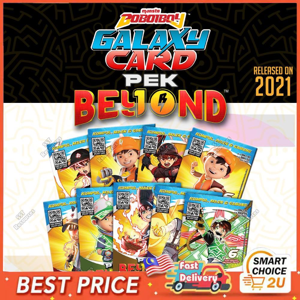 Ready Stock Boboiboy Galaxy Card Kad Pek Beyond Single Pack Based On Galaxy Comic Komik Musim 2