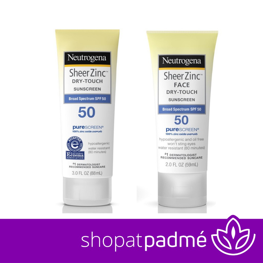 neutrogena zinc spf 50