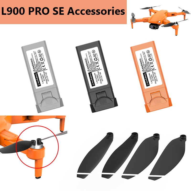 L900 Pro SE/Max Drone Spare Parts Drone Battery and Propellers Blades L900pro Arms Quadcopter Drones Accessories