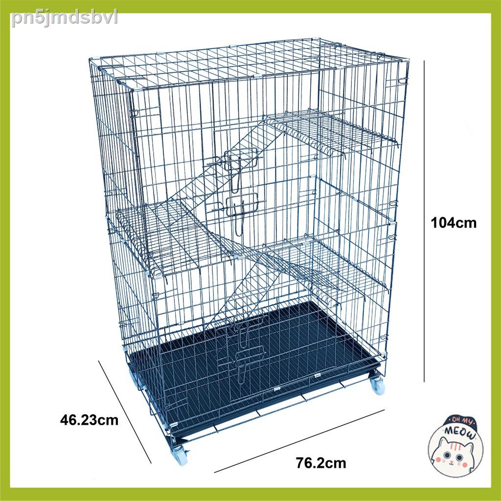 ✎✹3 Level Cat Cage / Sangkar Kucing 3 Tingkat High Quality Pet 