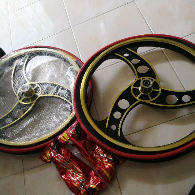 Sport Rim Besi Basikal Lajak