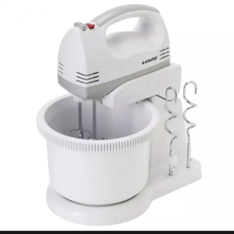 Khind SM220 Stand Mixer 2L 5 Speed 2 in 1 Hand Mixer Pengadun Berdiri