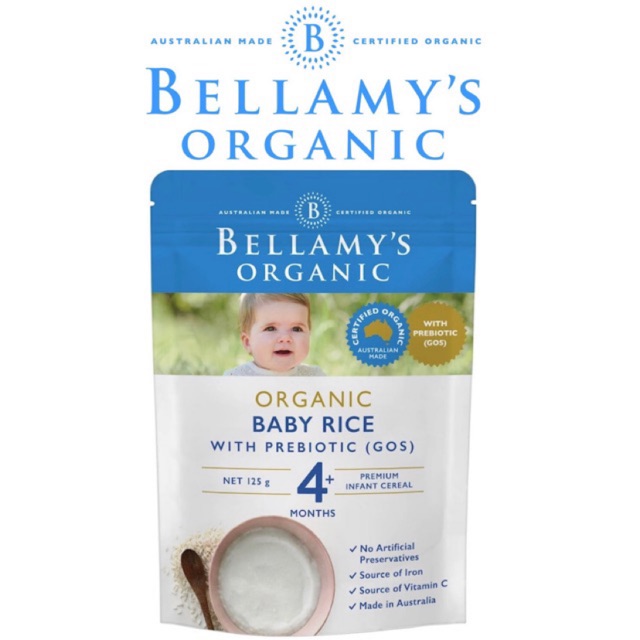 bellamy baby rice 4 month