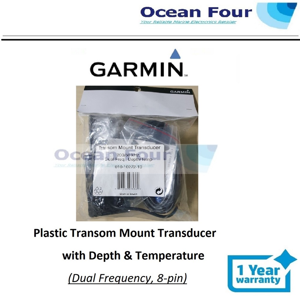 Garmin Transom Mount Transducer Dual Frequency 8 pin Shopee Malaysia