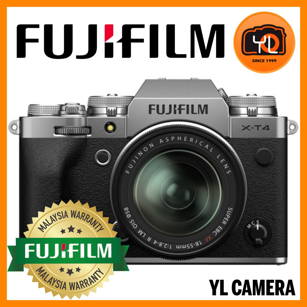 FUJIFILM XT4 Mirrorless Camera (Silver) [Free 32 GB UHS II SD Card