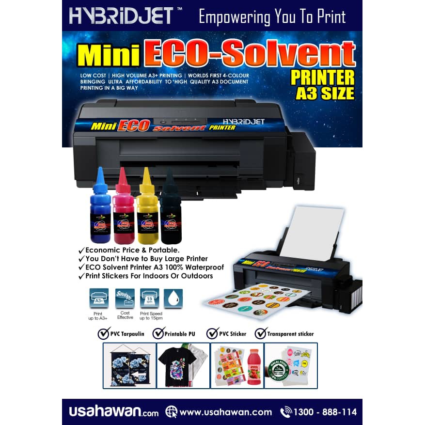 printer eco solvent mini
