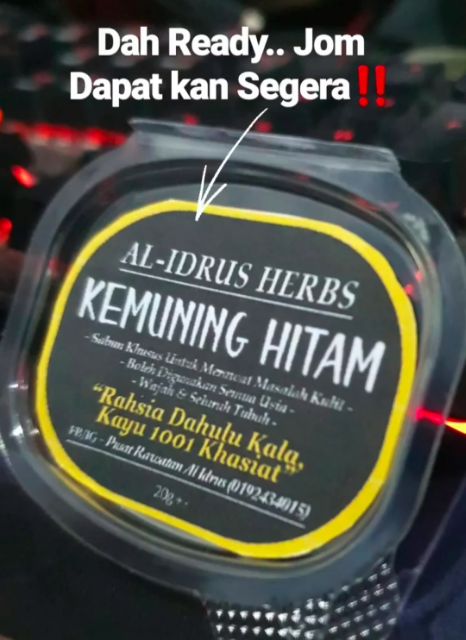 Sabun Kemuning Hitam(black soap kemuning)  Shopee Malaysia