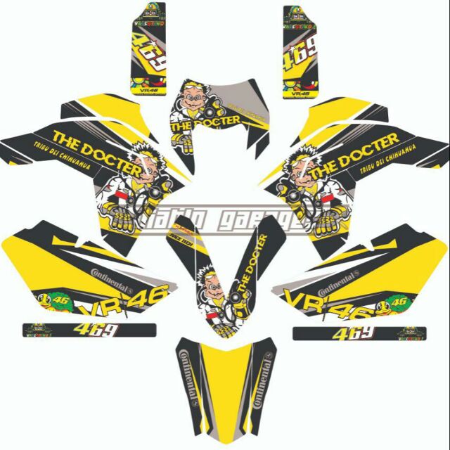 Sticker Motard Motocross Ktm Xtm Dtm Ktn Shopee Malaysia