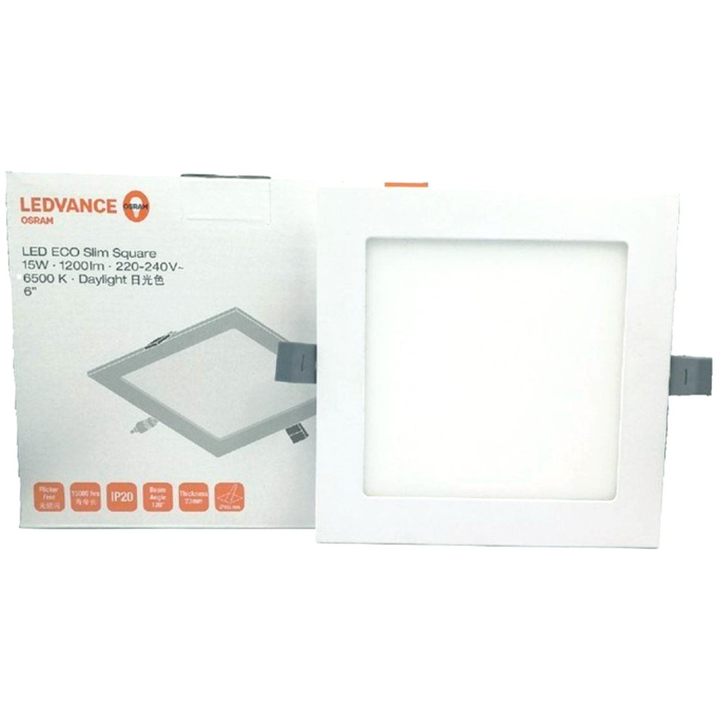 Osram Ledvance Led Eco Slim Downlight W Square Daylight K Shopee Malaysia