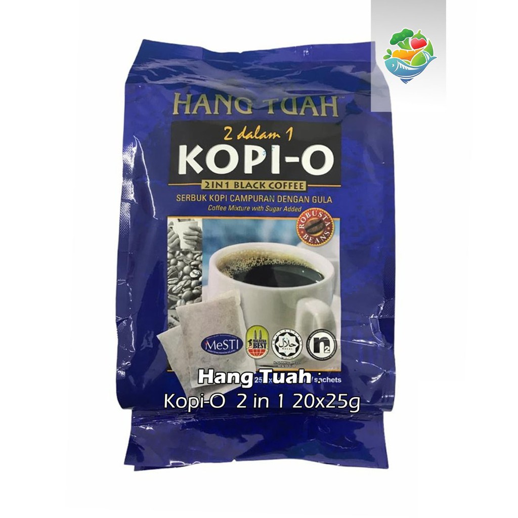[HOT ITEM] - HANG TUAH KOPI O [2 IN 1] SEDAP!! -13grm x 16 sachets