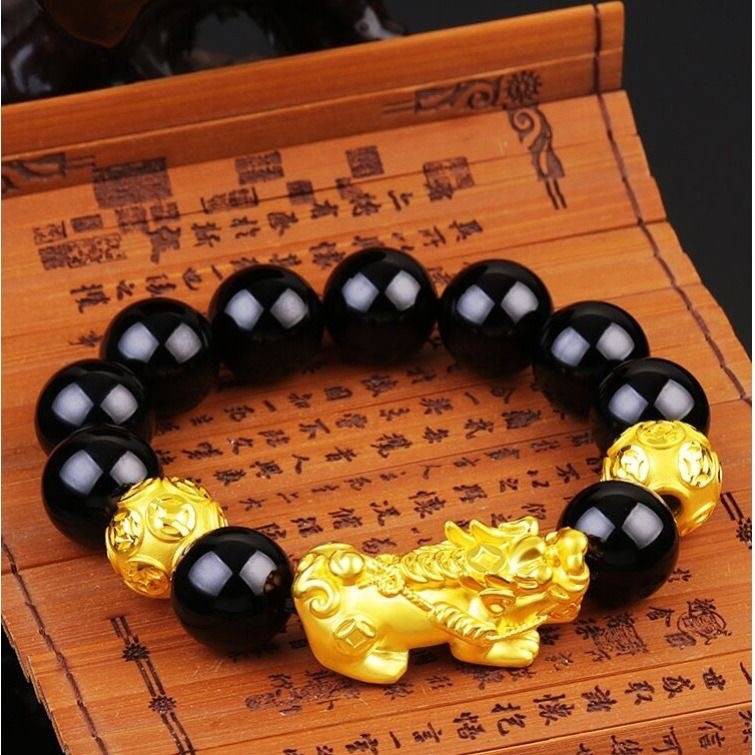 Gelang Tangan Bebas Cukai Gelang Emas Asli 9999 Untuk Lelaki Dan Wanita Lucky Fortune Baoxiu Gelang Emas Sebenar Sumber Wang Shopee Malaysia