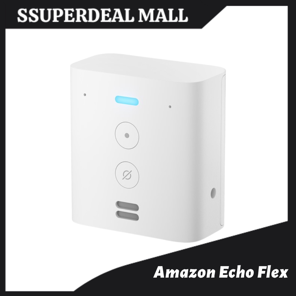 Amazon Echo Flex Plugin mini smart speaker with Alexa (US PLUG