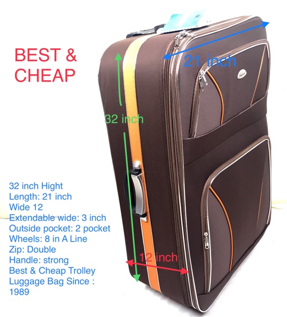 cheap trolley suitcase