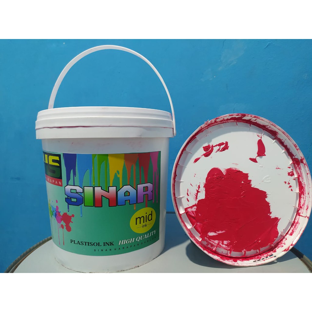 Plasticol MID Breakfast Screen Printing Red Color Packaging 5KG Shopee Malaysia